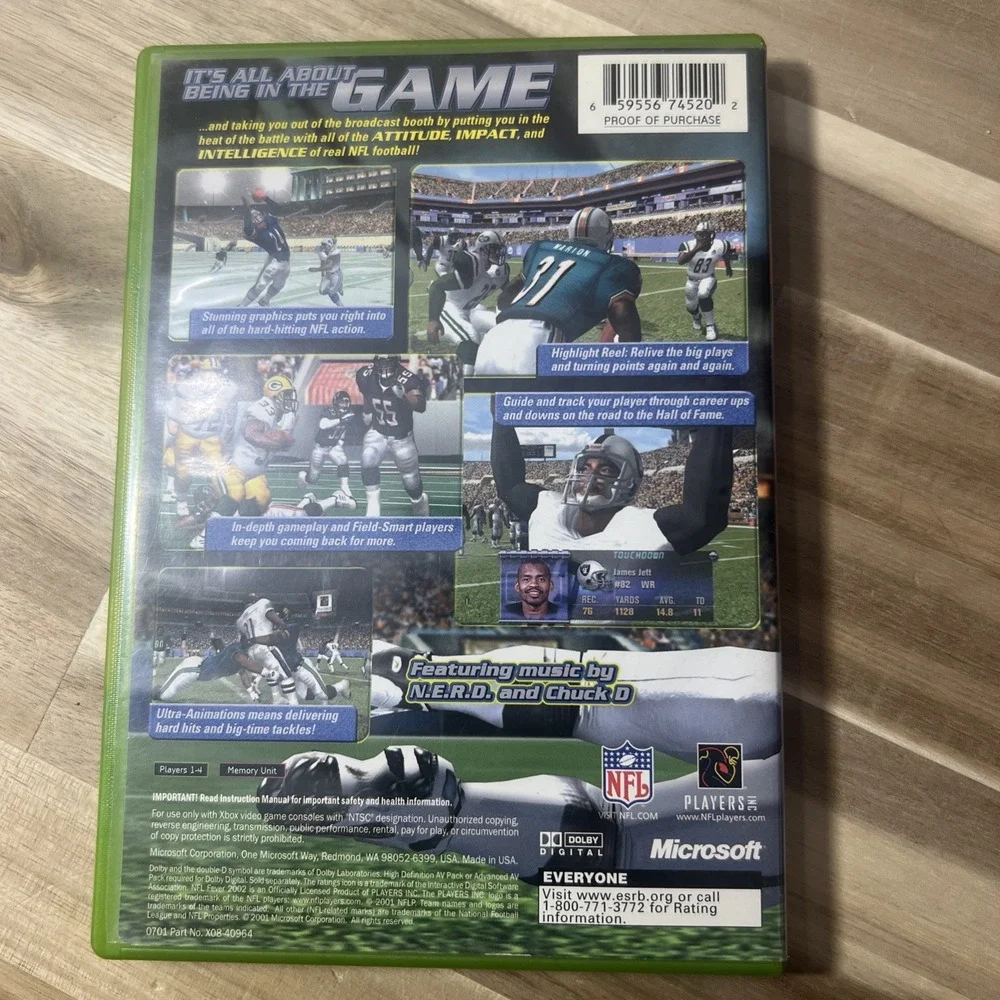 NFL Fever 2002 - Microsoft Xbox